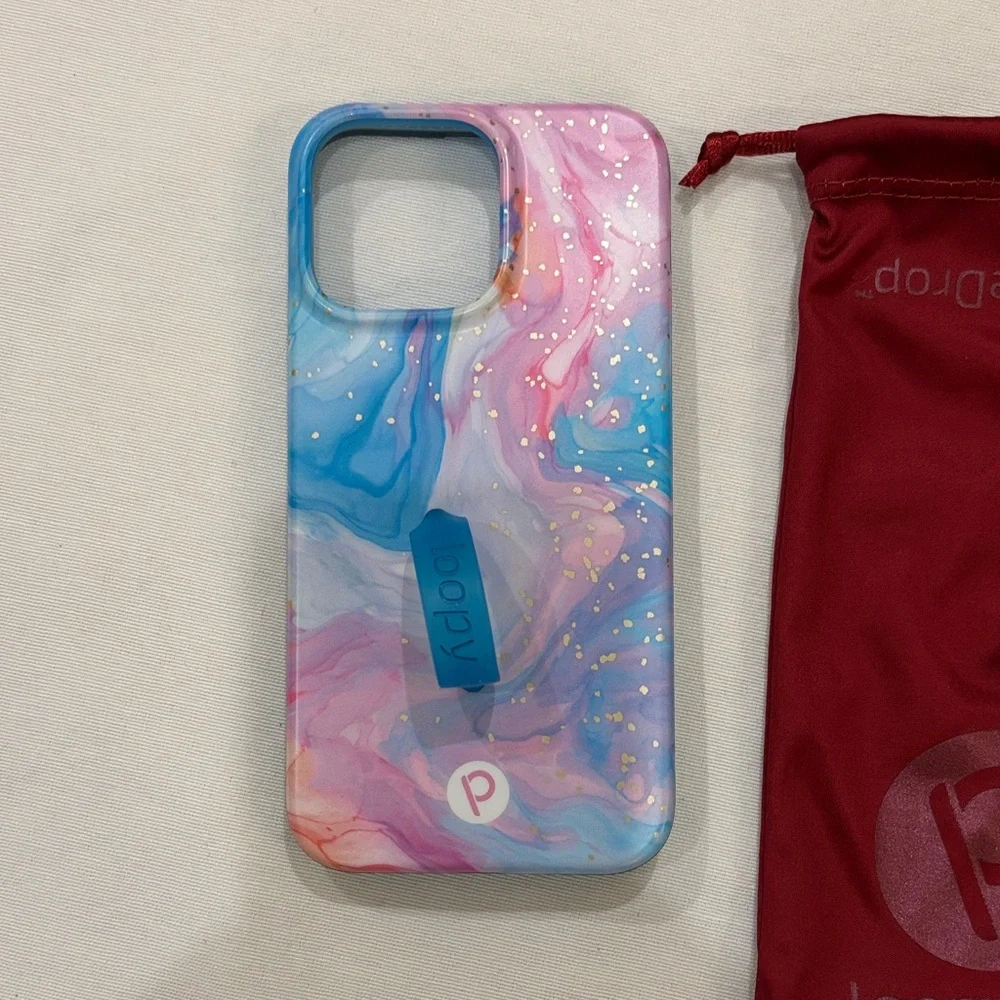 Loopy Case Set - Marble Blue, Red, Clear